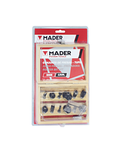 Jogo de 12 fresas 8 mm