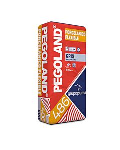 Pegoland porcelânico flexível cinzento c2 te 25 kg