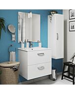 Móvel de Casa de Banho Suspenso Branco Aruna 60X45 cm