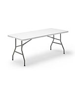 Mesa de jardim dobrável branca Every 180x74cm